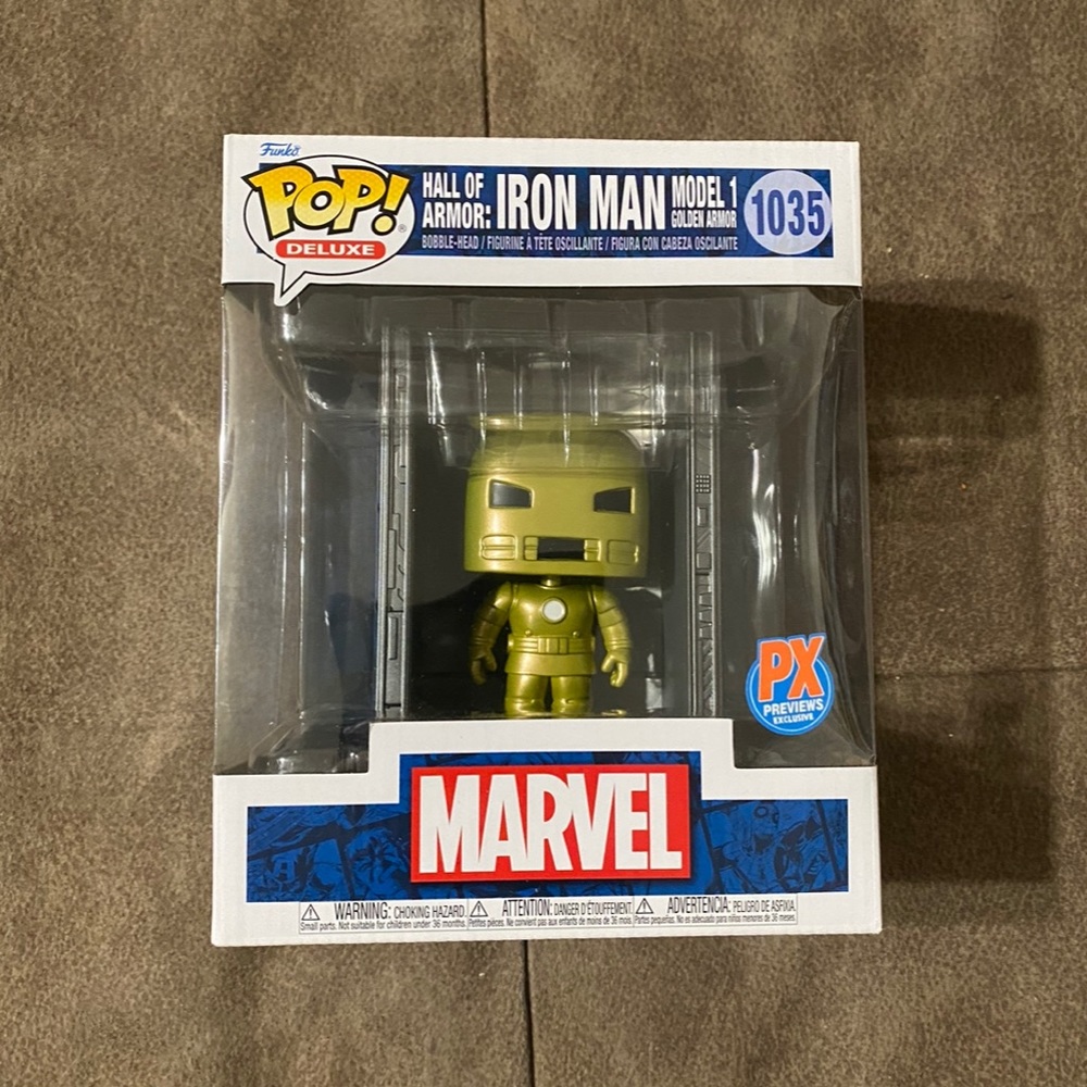 Funko Pop! Deluxe Hall of Armor: Iron Man Model 1 Golden Armor #1035